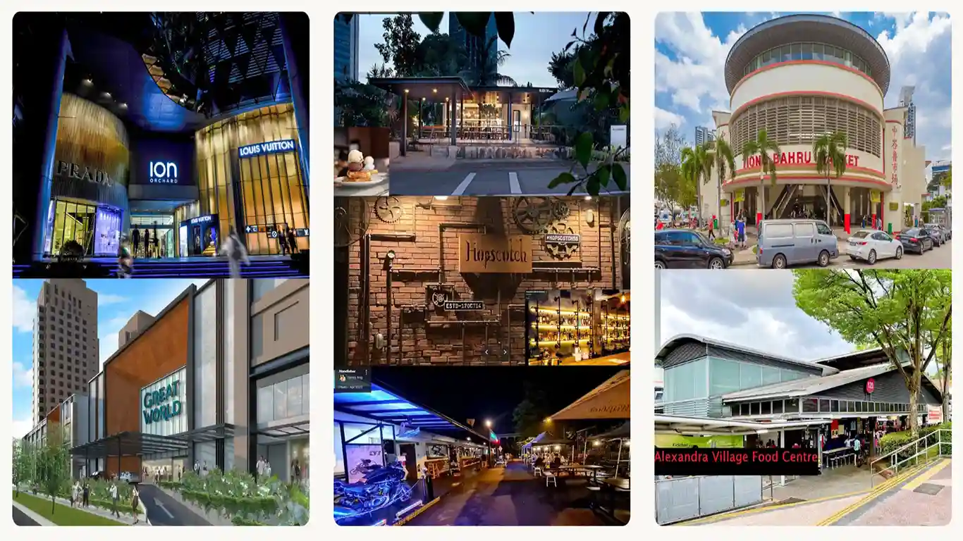 Depot Heights and the surrounding Bukit Merah neighbourhood