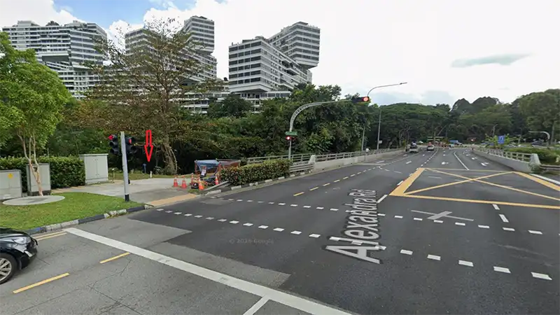 Rail Corridor access near AIA Alexandra Building