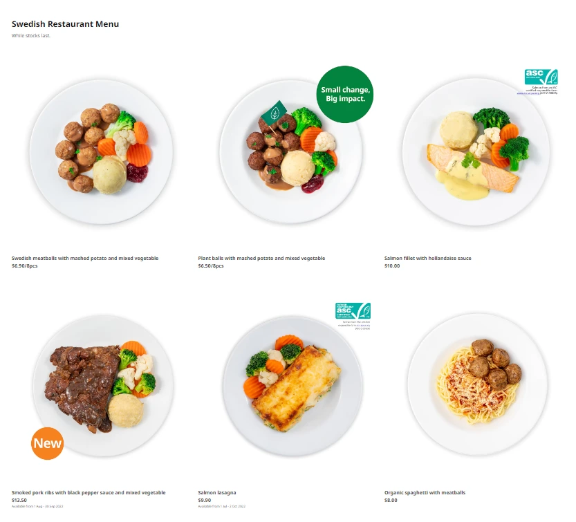 IKEA Alexandra food and dining